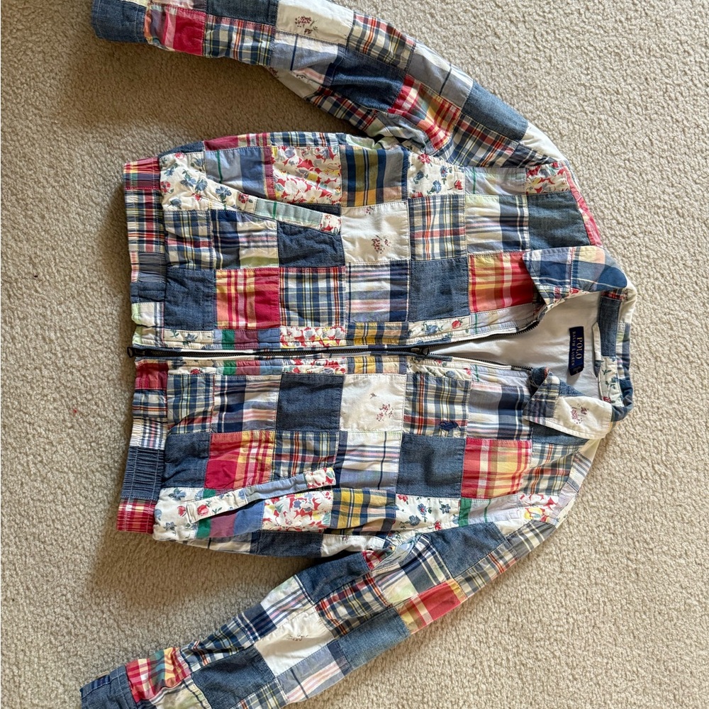 Ralph Lauren Multicolor Patchwork Jacket size Sma… - image 1